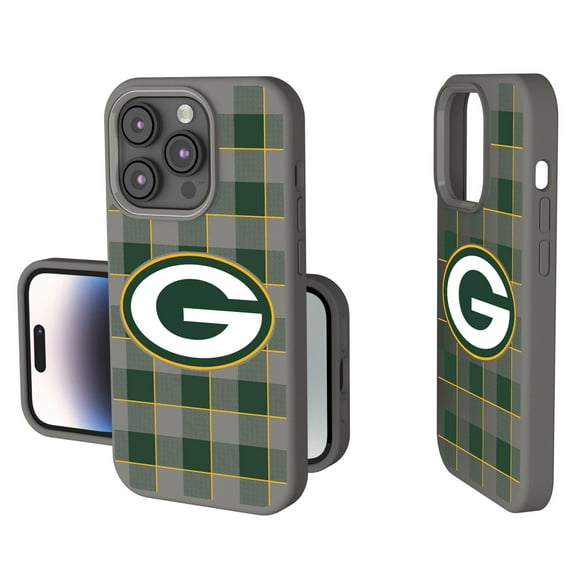 Keyscaper Green Bay Packers Plaid Soft Touch iPhone Case