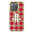 thumbnail image 1 of Keyscaper Houston Rockets Plaid Bling iPhone Case, 1 of 1