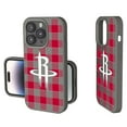 thumbnail image 1 of Keyscaper Houston Rockets Plaid Soft Touch iPhone Case, 1 of 1