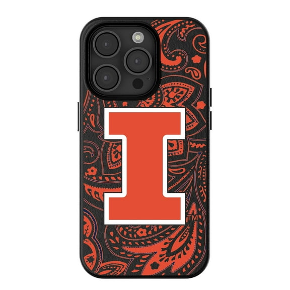 Keyscaper Illinois Fighting Illini Paisley iPhone Magnetic Bump Case