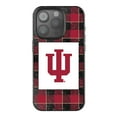 thumbnail image 1 of Keyscaper Indiana Hoosiers Plaid Bling iPhone Case, 1 of 7