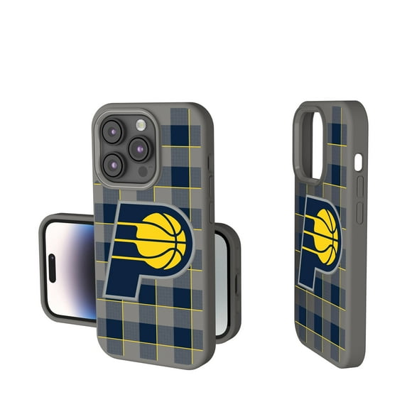 Keyscaper Indiana Pacers Plaid Soft Touch iPhone Case