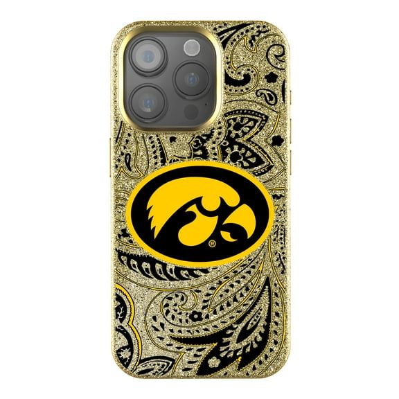 Keyscaper Iowa Hawkeyes Paisley Bling iPhone Case