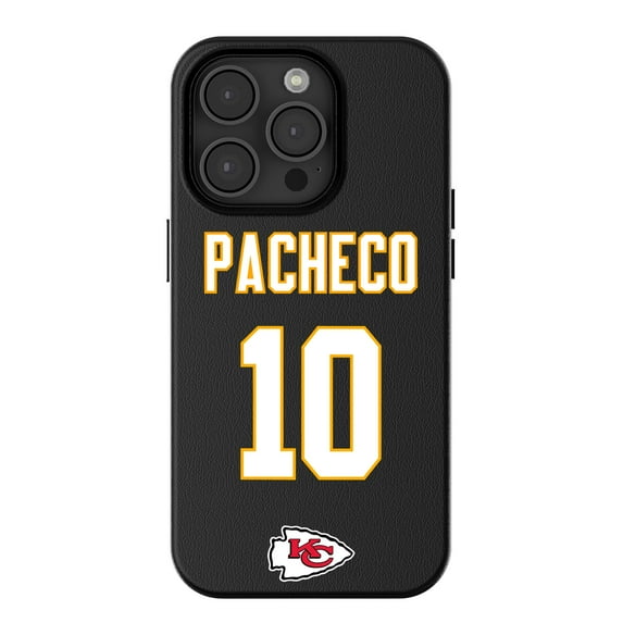Keyscaper Isiah Pacheco-Black Kansas City Chiefs iPhone Magnetic Bump Case