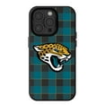 thumbnail image 1 of Keyscaper Jacksonville Jaguars Plaid Magnetic Bump iPhone Case, 1 of 1