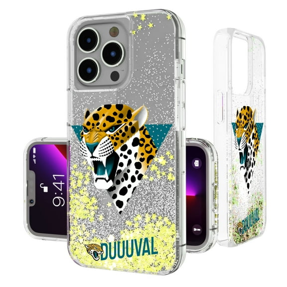 Keyscaper Jacksonville Jaguars iPhone Glitter Case