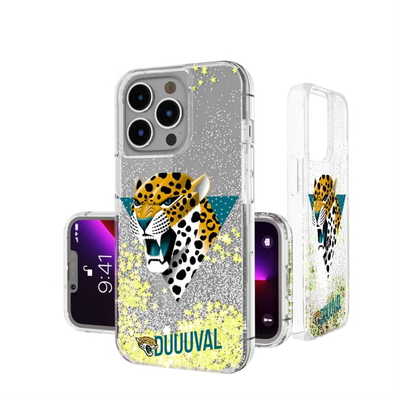 Keyscaper Jacksonville Jaguars iPhone Glitter Case