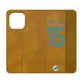 thumbnail image 1 of Keyscaper Jaelan Phillips Brown Miami Dolphins Folio iPhone Case, 1 of 7