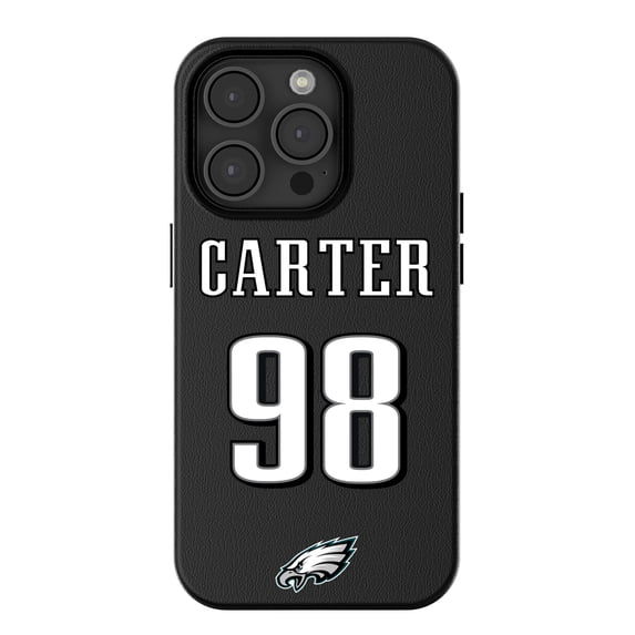Keyscaper Jalen Carter-Black Philadelphia Eagles iPhone Magnetic Bump Case