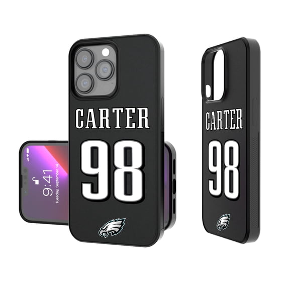Keyscaper Jalen Carter Philadelphia Eagles iPhone Bump Case
