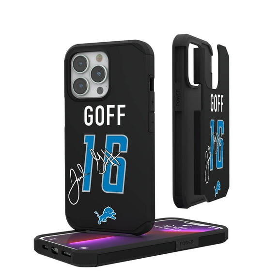 Keyscaper Jared Goff Detroit Lions iPhone Rugged Case