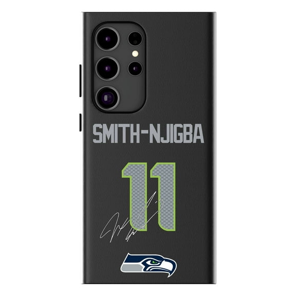 Keyscaper Jaxon Smith-Njigba Black Seattle Seahawks Galaxy Magnetic Bump Case