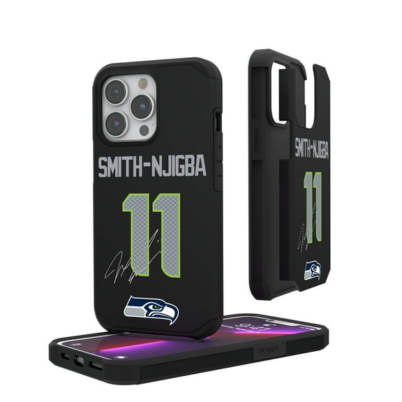 Keyscaper Jaxon Smith-Njigba Seattle Seahawks iPhone Rugged Case
