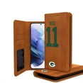 thumbnail image 1 of Keyscaper Jayden Reed Brown Green Bay Packers Galaxy Folio Case, 1 of 1