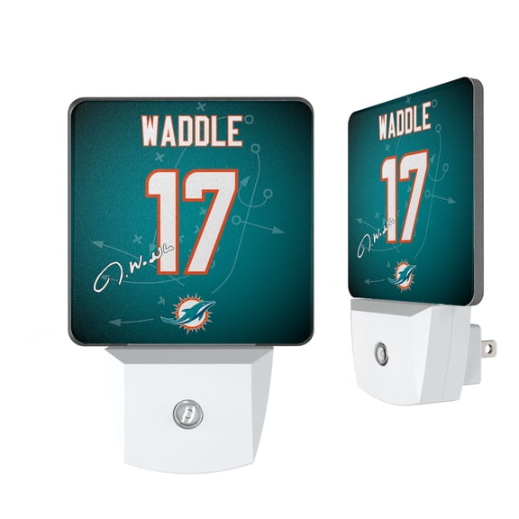 Keyscaper Jaylen Waddle Miami Dolphins Nightlight 2-Pack