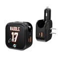 thumbnail image 1 of Keyscaper Jaylen Waddle Miami Dolphins Ready 2-in-1 USB Charger, 1 of 1