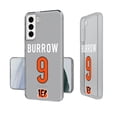 thumbnail image 1 of Keyscaper Joe Burrow Cincinnati Bengals Galaxy Clear Case, 1 of 1
