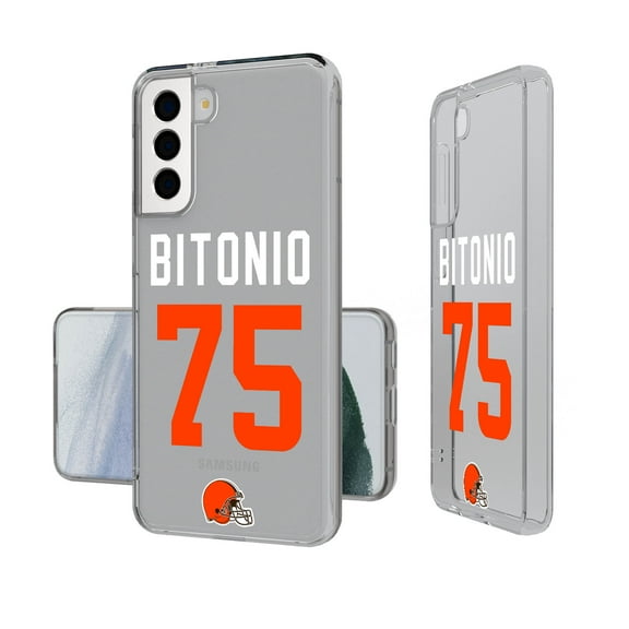 Keyscaper Joel Bitonio Cleveland Browns Galaxy Clear Case