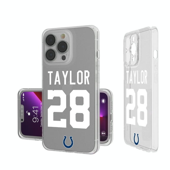Keyscaper Jonathan Taylor Indianapolis Colts iPhone Clear Case