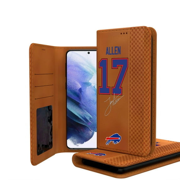 Keyscaper Josh Allen Brown Buffalo Bills Galaxy Folio Case
