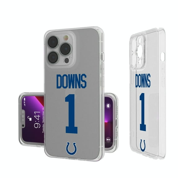 Keyscaper Josh Downs Indianapolis Colts iPhone Clear Case
