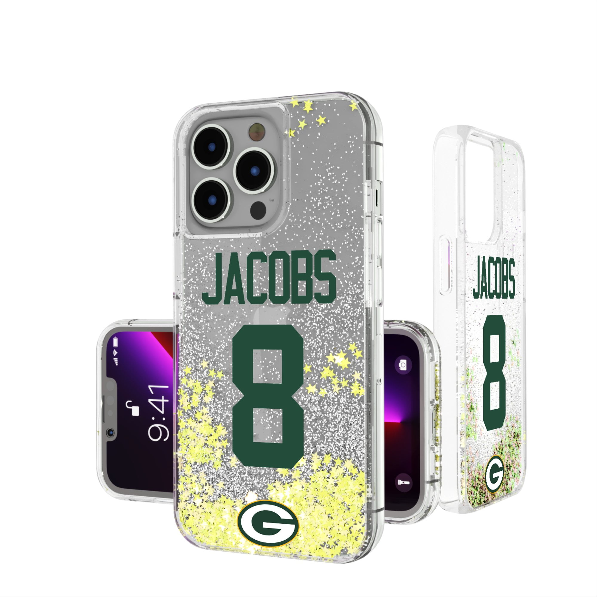 Keyscaper Josh Jacobs Green Bay Packers iPhone Glitter Phone Case -  Walmart.com
