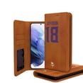 thumbnail image 1 of Keyscaper Justin Jefferson Brown Minnesota Vikings Galaxy Folio Case, 1 of 1