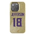 thumbnail image 1 of Keyscaper Justin Jefferson Gold Minnesota Vikings Bling iPhone Case, 1 of 1