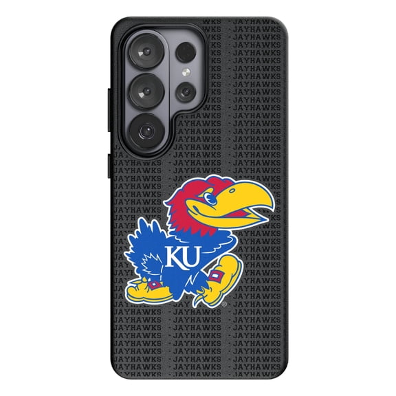 Keyscaper Kansas Jayhawks Text Backdrop Galaxy Magnetic Bump Case