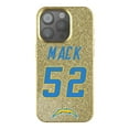 thumbnail image 1 of Keyscaper Khalil Mack Gold Los Angeles Chargers Bling iPhone Case, 1 of 1