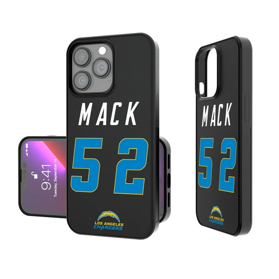 Keyscaper Khalil Mack Los Angeles Chargers iPhone Bump Case