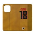 thumbnail image 1 of Keyscaper Kirk Cousins Brown Atlanta Falcons Folio iPhone Case, 1 of 7