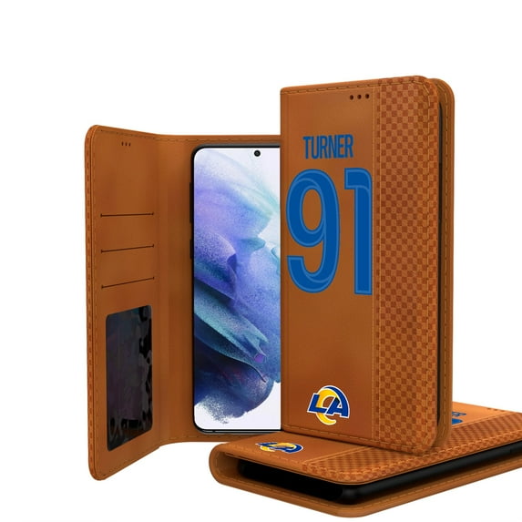 Keyscaper Kobie Turner Brown Los Angeles Rams Galaxy Folio Case