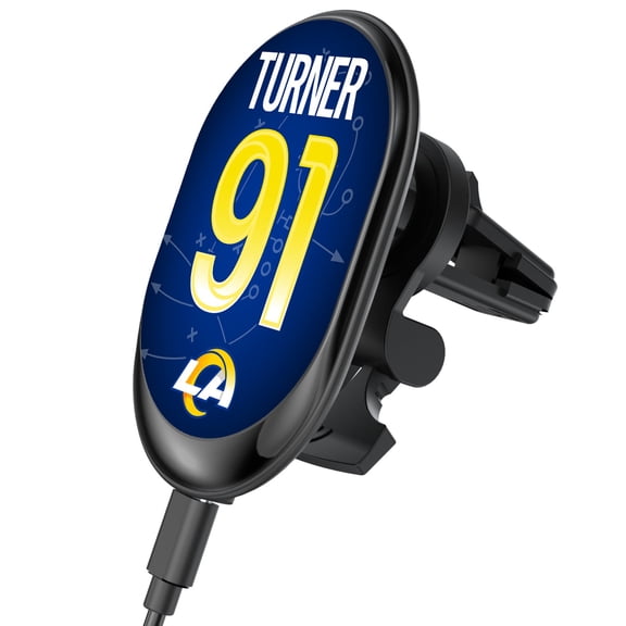 Keyscaper Kobie Turner Los Angeles Rams Wireless Magnetic Car Charger