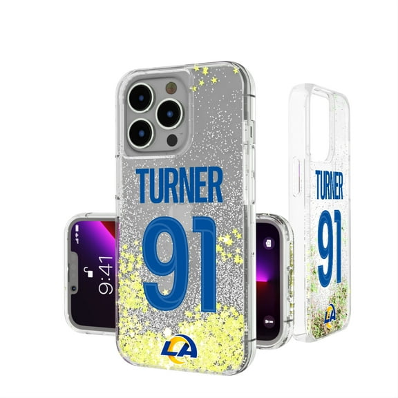 Keyscaper Kobie Turner Los Angeles Rams iPhone Glitter Phone Case