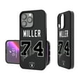 thumbnail image 1 of Keyscaper Kolton Miller Las Vegas Raiders iPhone Bump Case, 1 of 1