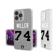 thumbnail image 1 of Keyscaper Kolton Miller Las Vegas Raiders iPhone Clear Case, 1 of 1