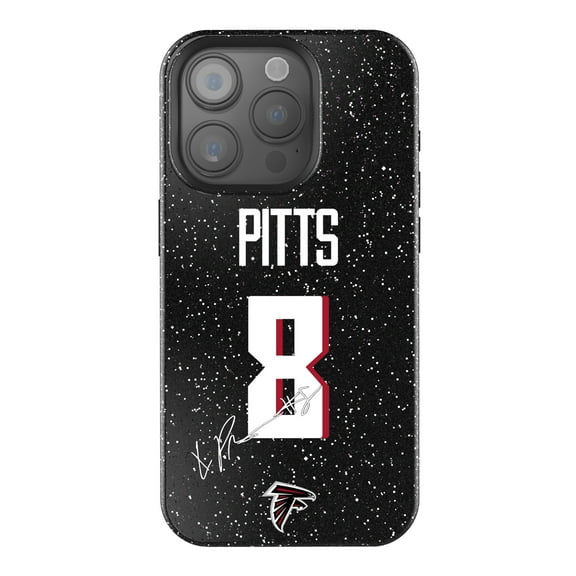 Keyscaper Kyle Pitts Black Atlanta Falcons Bling iPhone Case
