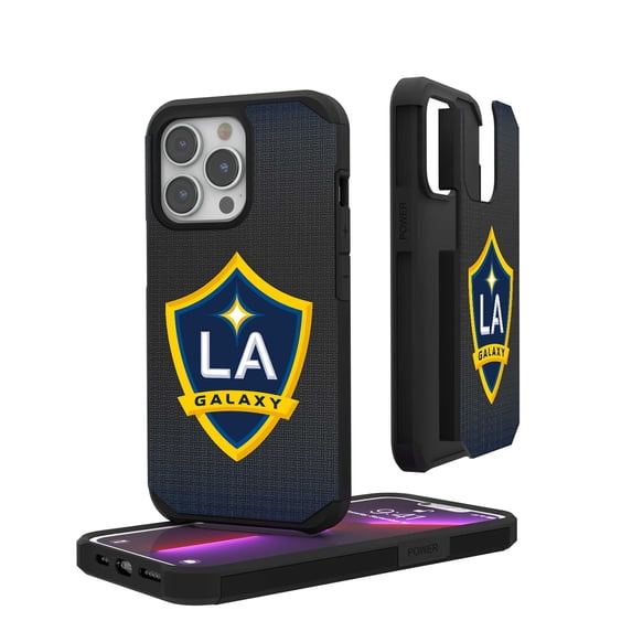 Keyscaper LA Galaxy Linen Logo iPhone Rugged Case
