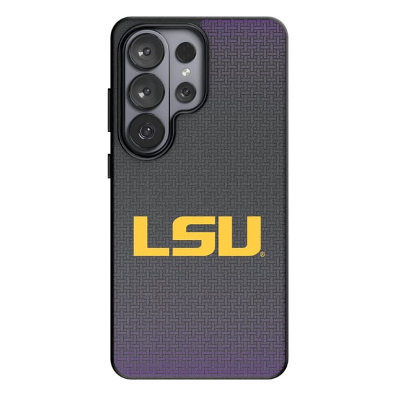 Keyscaper LSU Tigers Linen Galaxy Magnetic Bump Case
