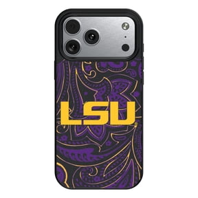 Keyscaper LSU Tigers Paisley iPhone Magnetic Bump Case