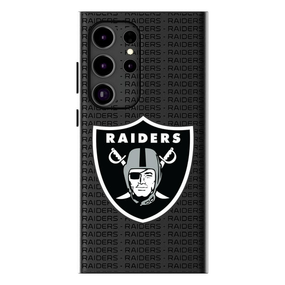 Keyscaper Las Vegas Raiders Text Backdrop Galaxy Magnetic Bump Case