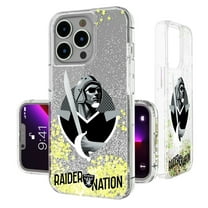 Keyscaper Las Vegas Raiders iPhone Glitter Case