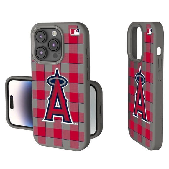 Keyscaper Los Angeles Angels Plaid Soft Touch iPhone Case