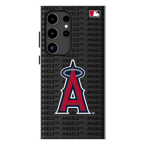 Keyscaper Los Angeles Angels Text Backdrop Galaxy Magnetic Bump Case