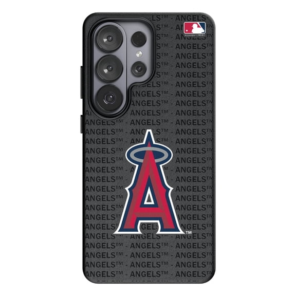 Keyscaper Los Angeles Angels Text Backdrop Galaxy Magnetic Bump Case
