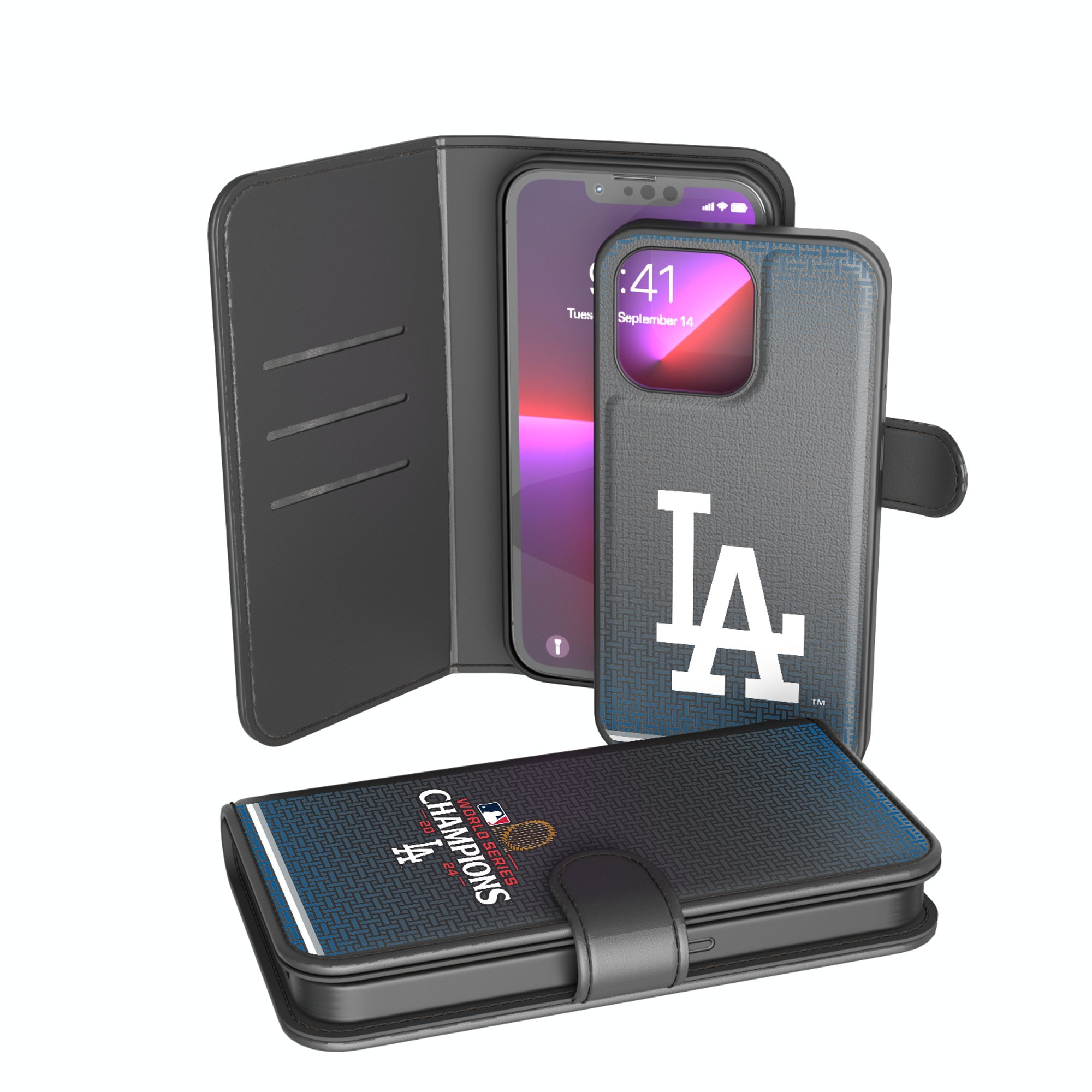 Keyscaper Los Angeles Dodgers 2024 World Series Champions iPhone Wallet
