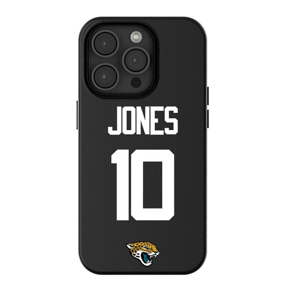 Keyscaper Mac Jones-Black Jacksonville Jaguars iPhone Magnetic Bump Case