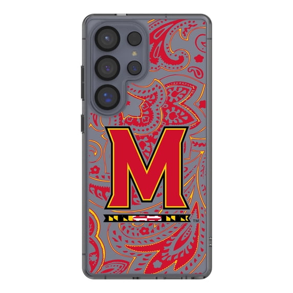 Keyscaper Maryland Terrapins Paisley Galaxy Clear Case