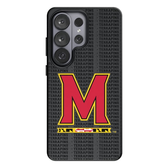 Keyscaper Maryland Terrapins Text Backdrop Galaxy Magnetic Bump Case